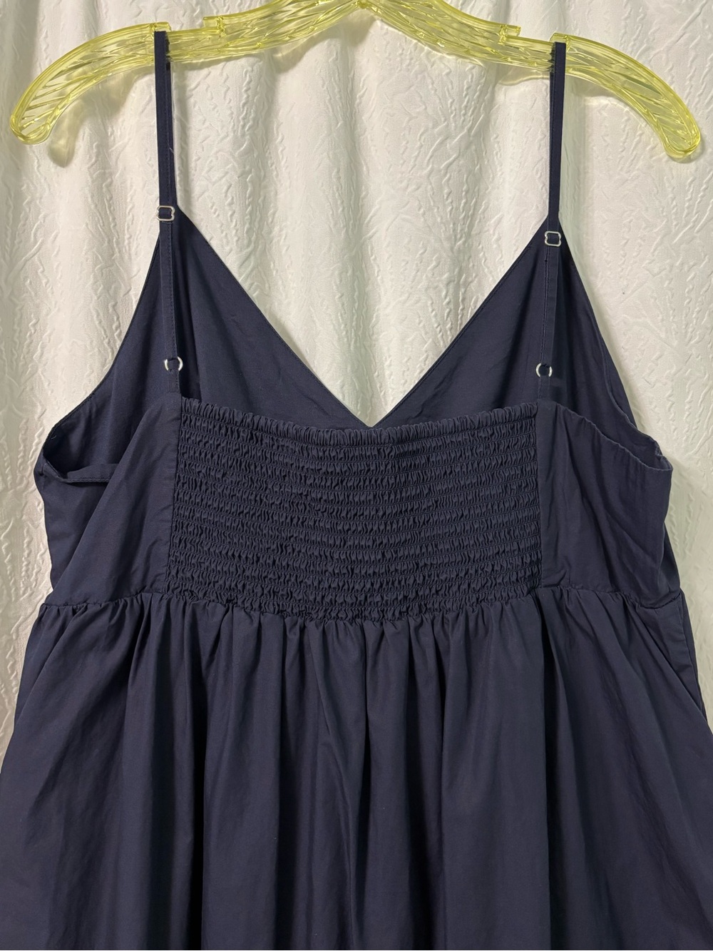 Quince Navy Blue Maxi Dress with Spaghetti Straps Size L - Picture 7 of 13